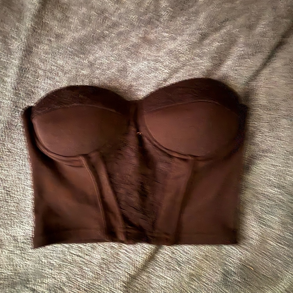 SHEIN Black Lace Bustier Size 6 Medium